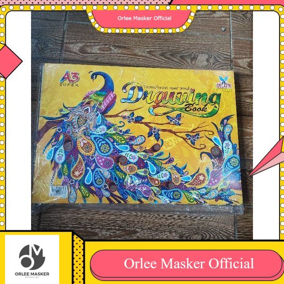 

KODE N97W BUKU GAMBAR A3 SUPER gelatik kertas tebal 1 pak 1 buku original