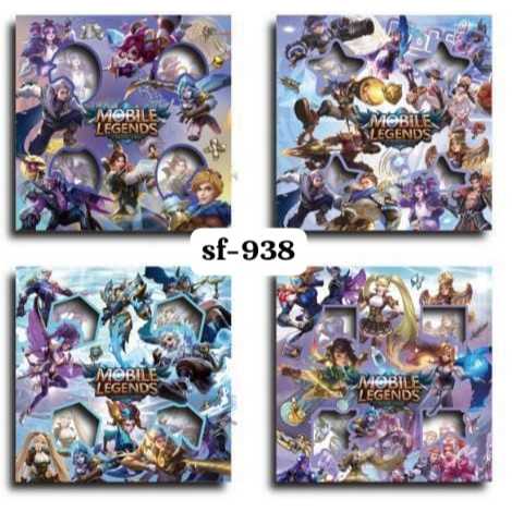 

(Per box) Sticker Karakter Mobile Legends / Sticker Waterproof Mobile Legends Isi 100 lembar Viral