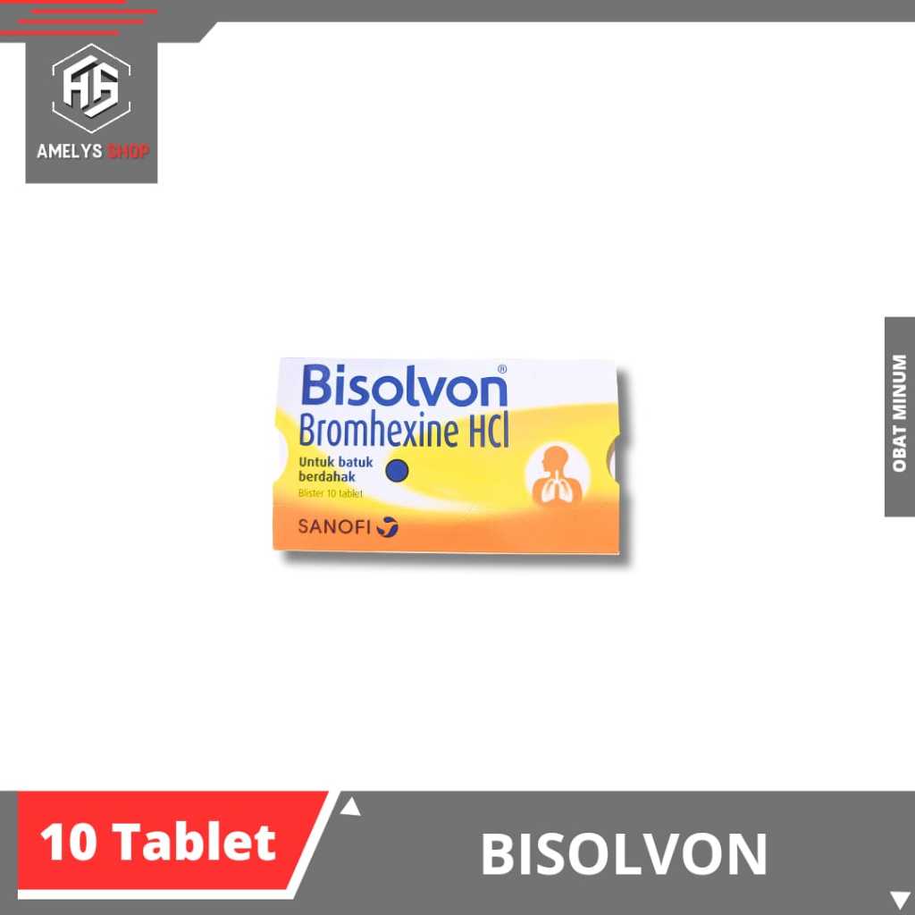Bisolvon untuk batuk berdahak 10 tablet