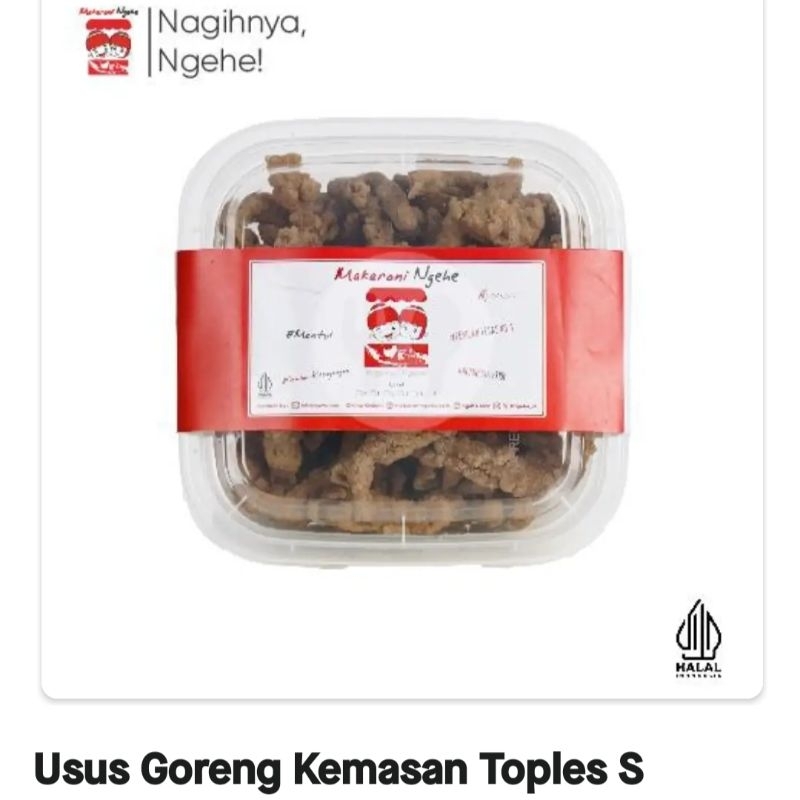 

Makaroni NGEHE Usus Goreng BOX SMALL