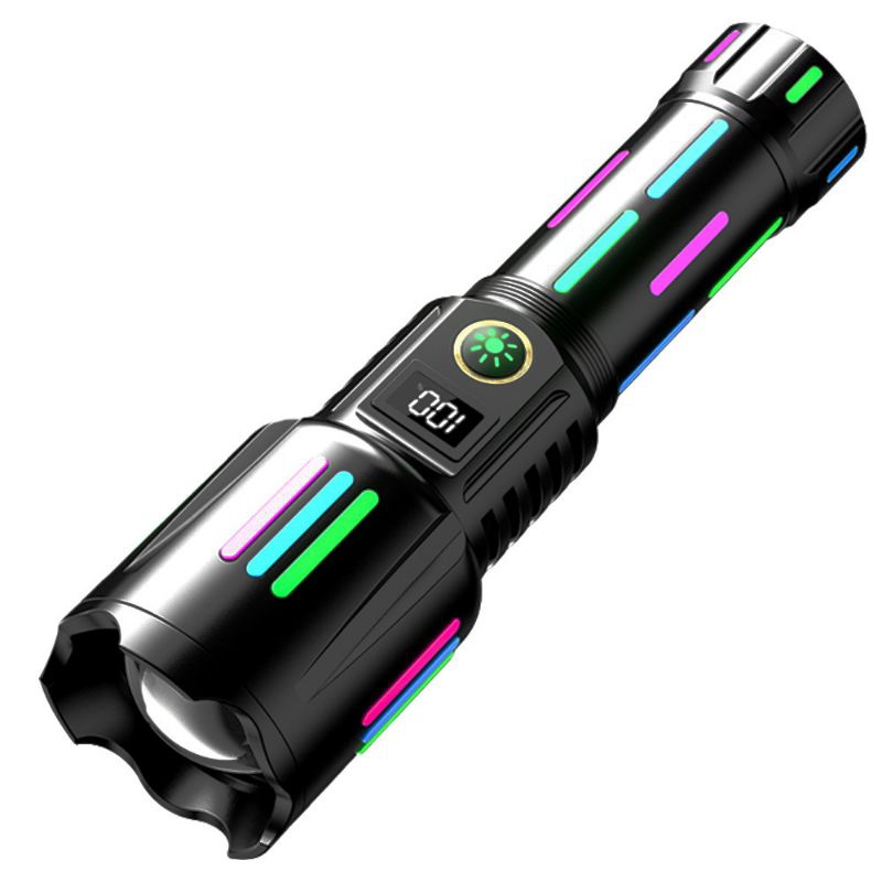 Senter Led Super Terang 500Watt White Laser Sorot Jarak Jauh Sampai 1000M
