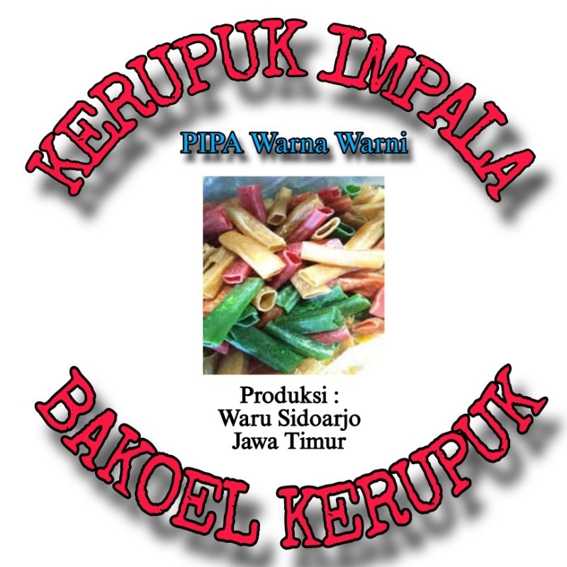 

Kerupuk Impala/pipa kemasan 250gr