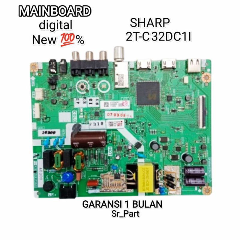MAINBOARD TV LED SHARP 2T-C32DC1I
