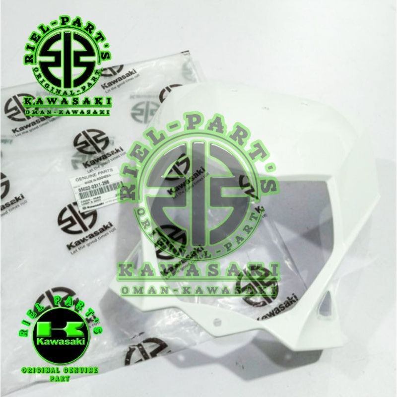 BATOK LAMPU DEPAN KLX 150 BF KLX 150 BF PUTIH ORIGINAL GENUINE PART KAWASAKI