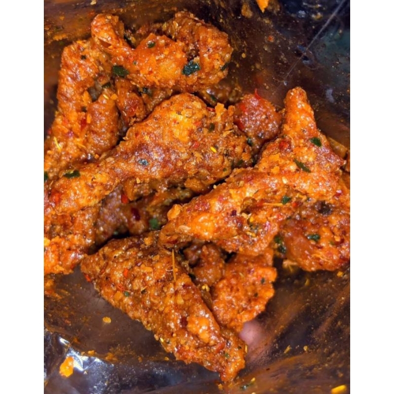 

KULIT AYAM CRISPY AROMA DAUN JERUK BEST SELLER 150gr