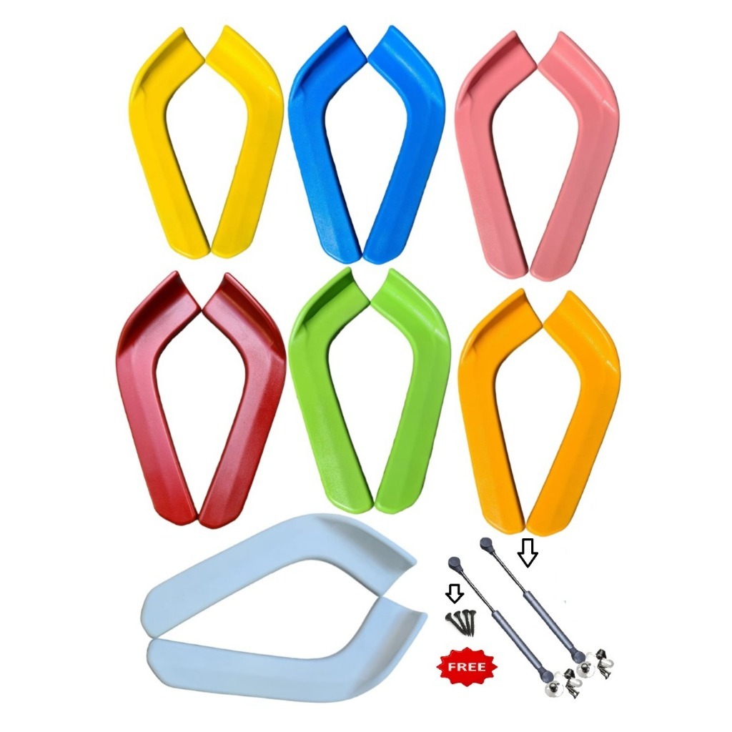 Winglet Lips Bumper Depan Universal Warna Berkualitas Winglet Mobil Depan