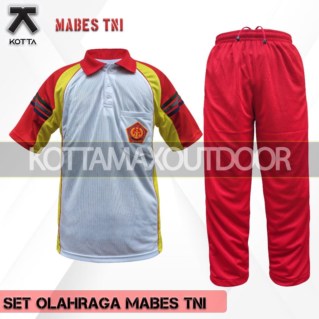 SERAGAM OLAHRAGA MABES TNI DRYFIT - TRAINING MABES TNI DRYFIT - KAOS MABES TNI DRYFIT - CELANA TRAIN
