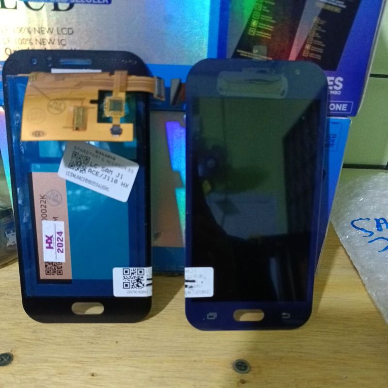 LCD samsung j1 ace/j110 FULL SET KUALITAS OG PREMIUM HX