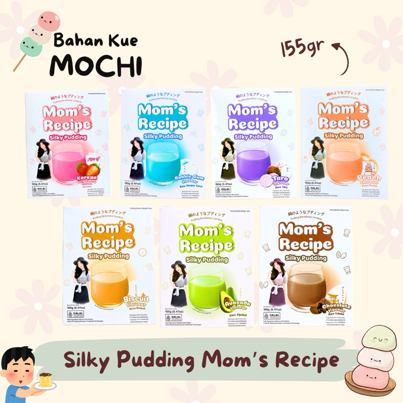 

Silky Pudding Nutrijel Moms recipe 155gr / Nutrijell Pudding Silky 155gr / Pudding Puyo / Forisa Silky Pudding Aneka Rasa