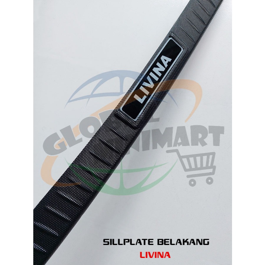 SILLPLATE SILPLATE SILL PLATE BELAKANG LIVINA WARNA HITAM BAHAN PLASTIK