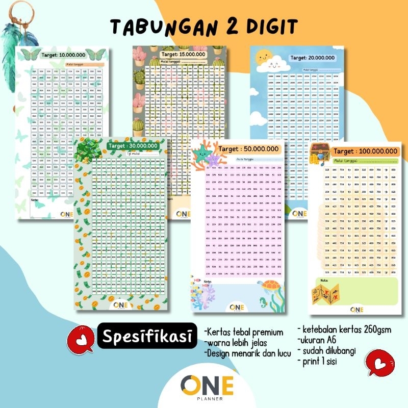 

SINKING FUND TABUNGAN PREMIUM TARGET 2 DIGIT