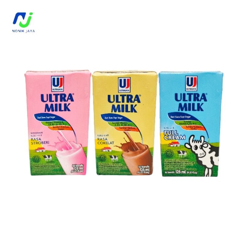 

Ultra Milk All Varian 125ml Paket 5 Pcs