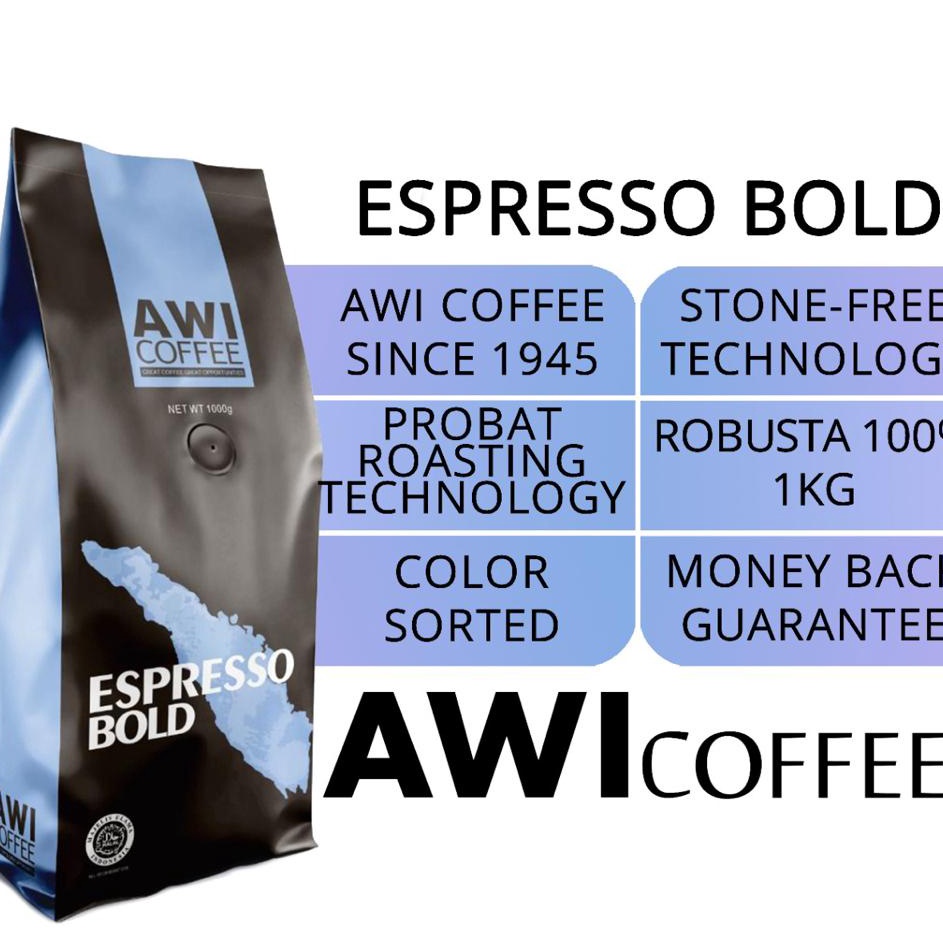 

PRODUK PYJES KOPI SIDIKALANG Espresso Bold 1kg Biji Bubuk kopi blend AWI COFFEE 7N7