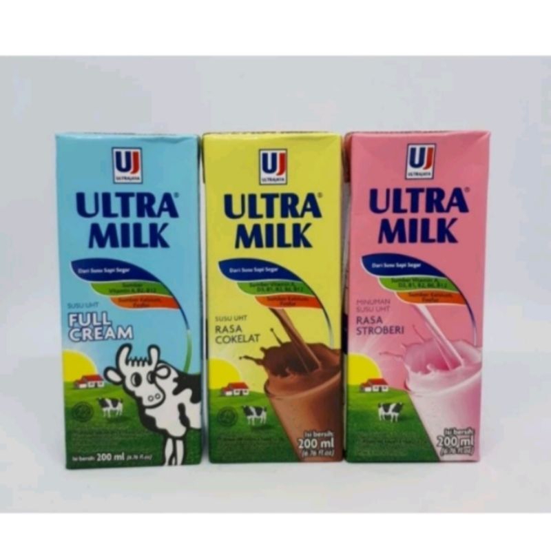 

ULTRA MILK SUSU SEGAR 200 ML(SATUAN)