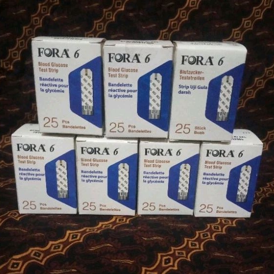 FORA strip tes gula darah glukosa 5 bok