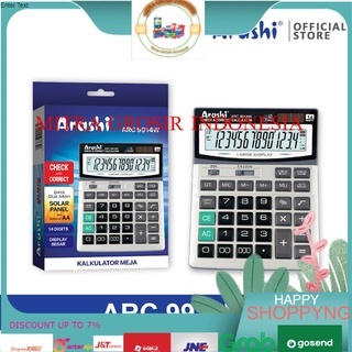 

KALKULATOR ARASHI SERI ARC 9914W