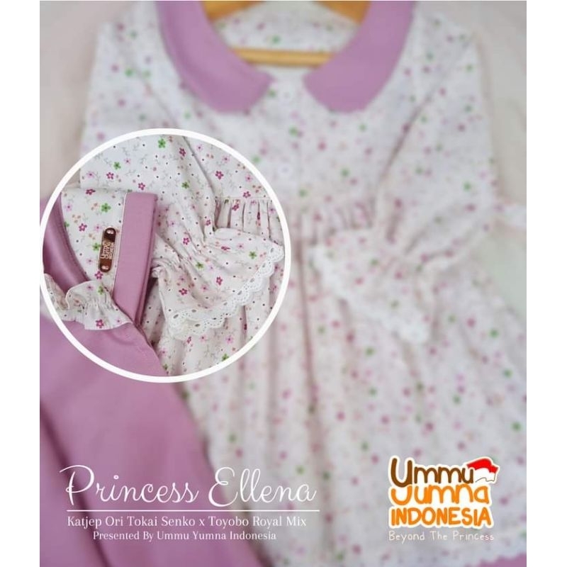 GAMIS ANAK PRINCESS ELENA | GAMIS SYARI ANAK | GAMIS ANAK SET KERUDUNG