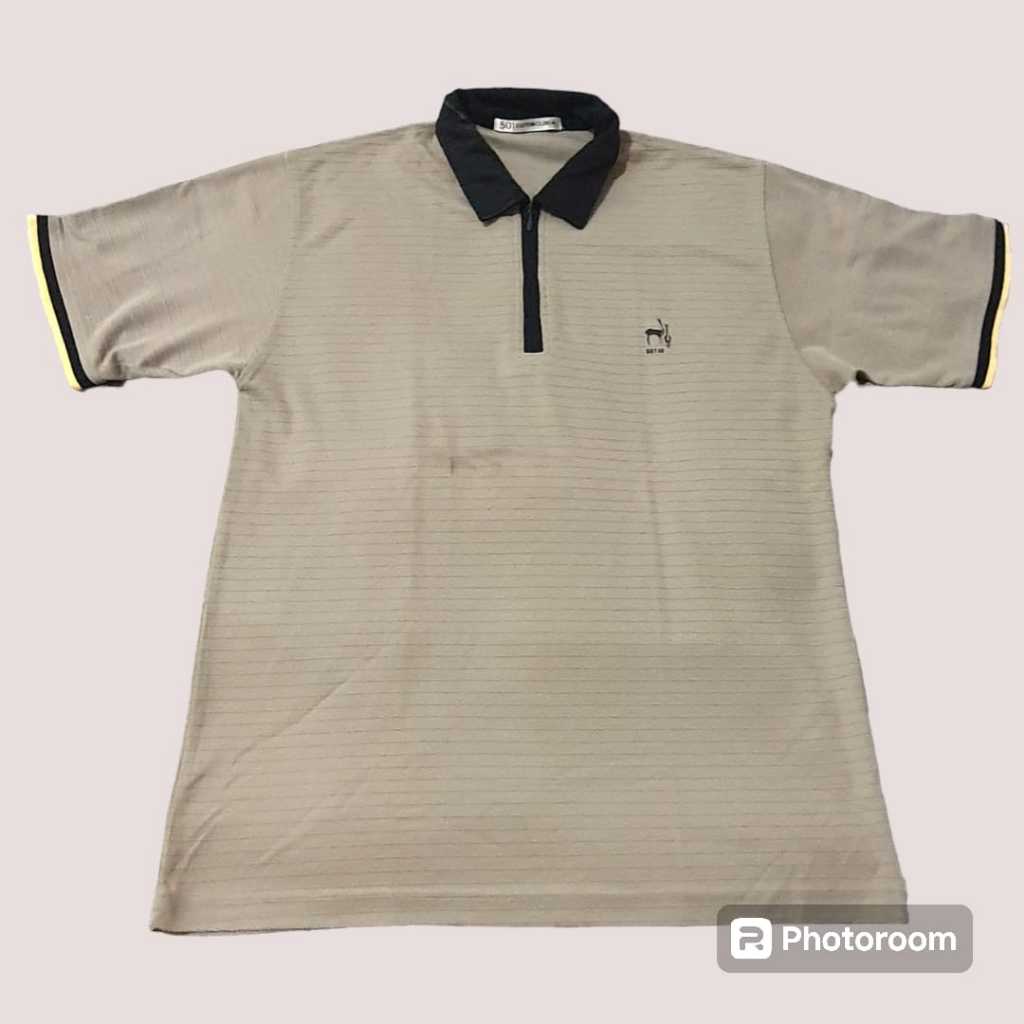 QQ BAJU KAOS COWOK Berkerah 501 COTTON CLUB