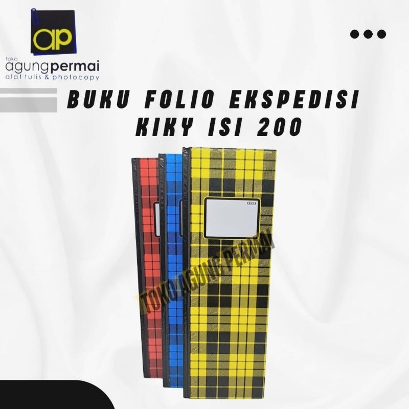 

Buku Folio Expedisi Kiky isi 200