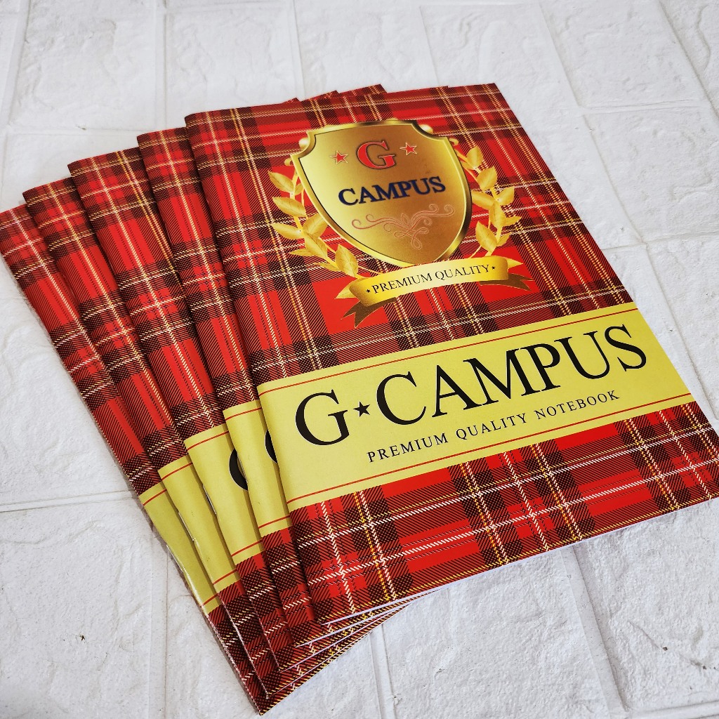 

BUKU TULIS G CAMPUS 50 LEMBAR ISI 5 PCS / BUKU TULIS BOXY BESAR