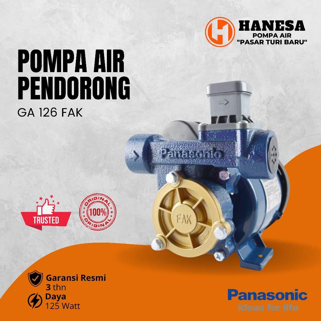 Panasonic GA 126 FAK Pompa Pendorong Otomatis