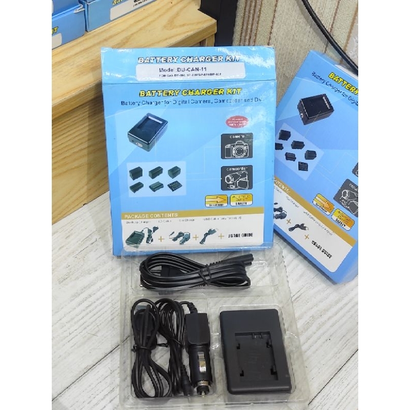 Charger kit CAN-11 buat Baterai Canon BP-808/809/819/827