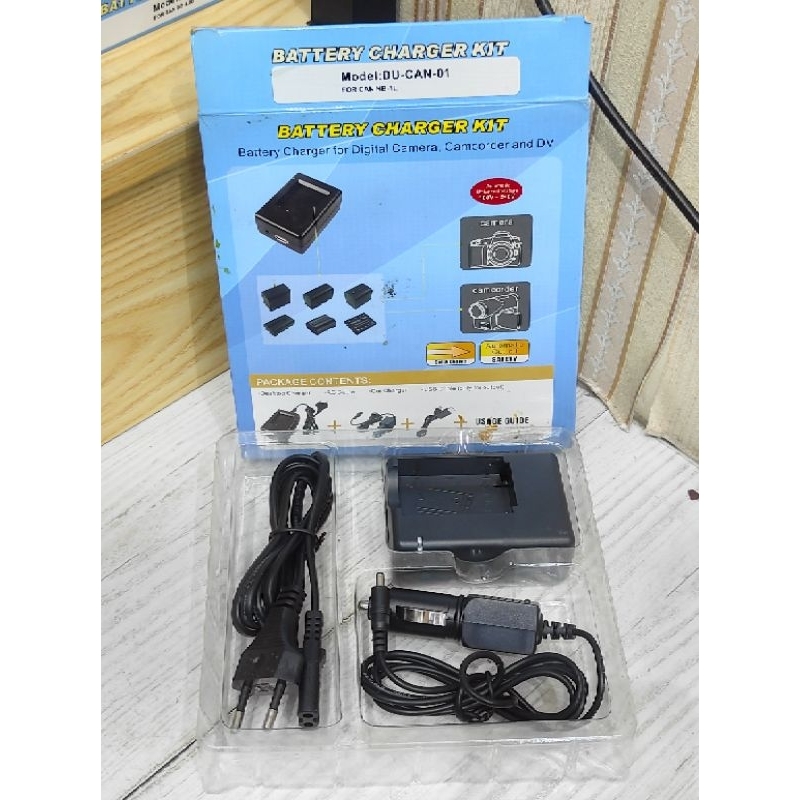 Charger kit CAN-01 buat baterai Canon NB-1L/1LH