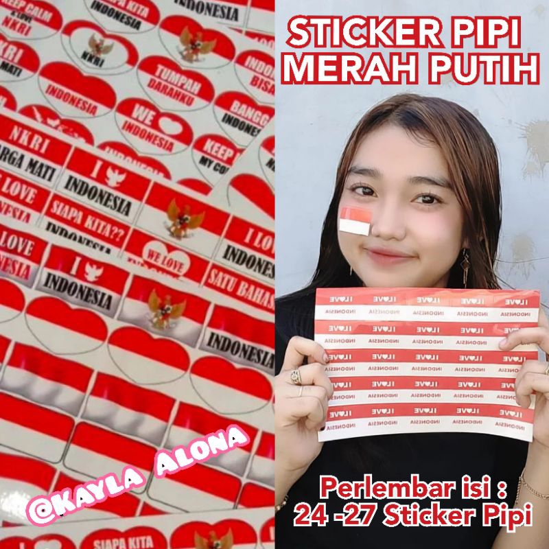

STICKER MERAH PUTIH LEMBARAN ( NO CUTING )