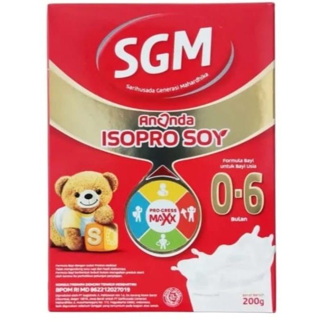 SUSU SGM Isopro Soya 0-6 Bulan 200gr