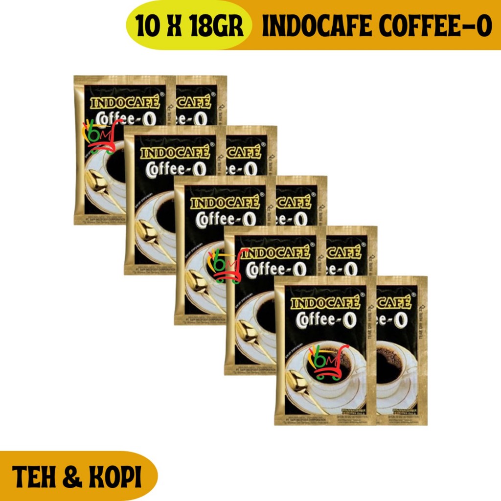 

Indocafe Coffee-O Paket Isi 10 Sachet Kopi Bubuk Instan