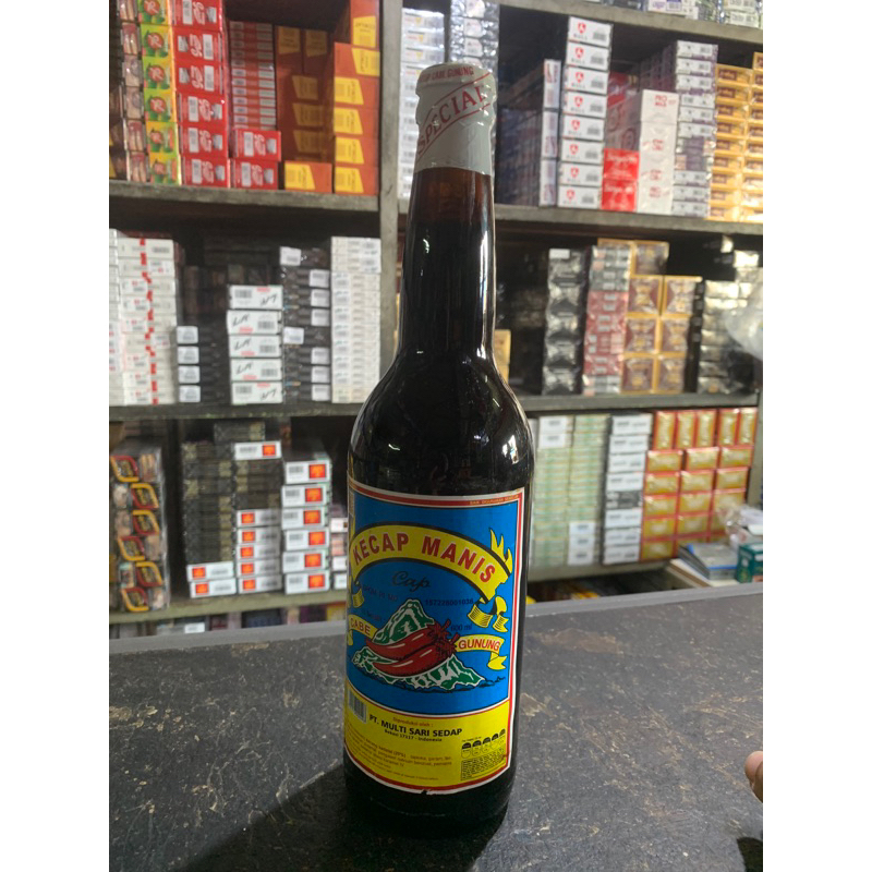 

Kecap Manis Cap Cabe Gunung per botol 600ml Oktober 2025