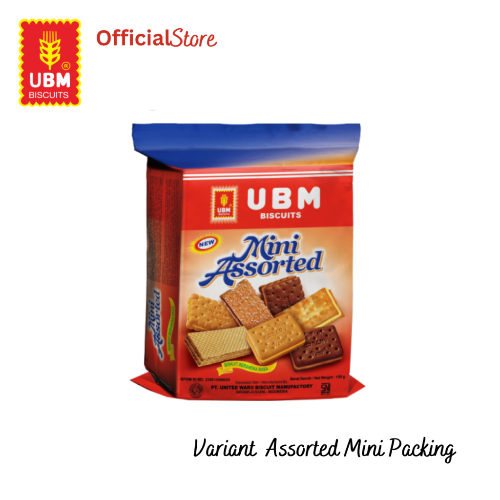 

UBM Biscuit Mini Assorted 150gr