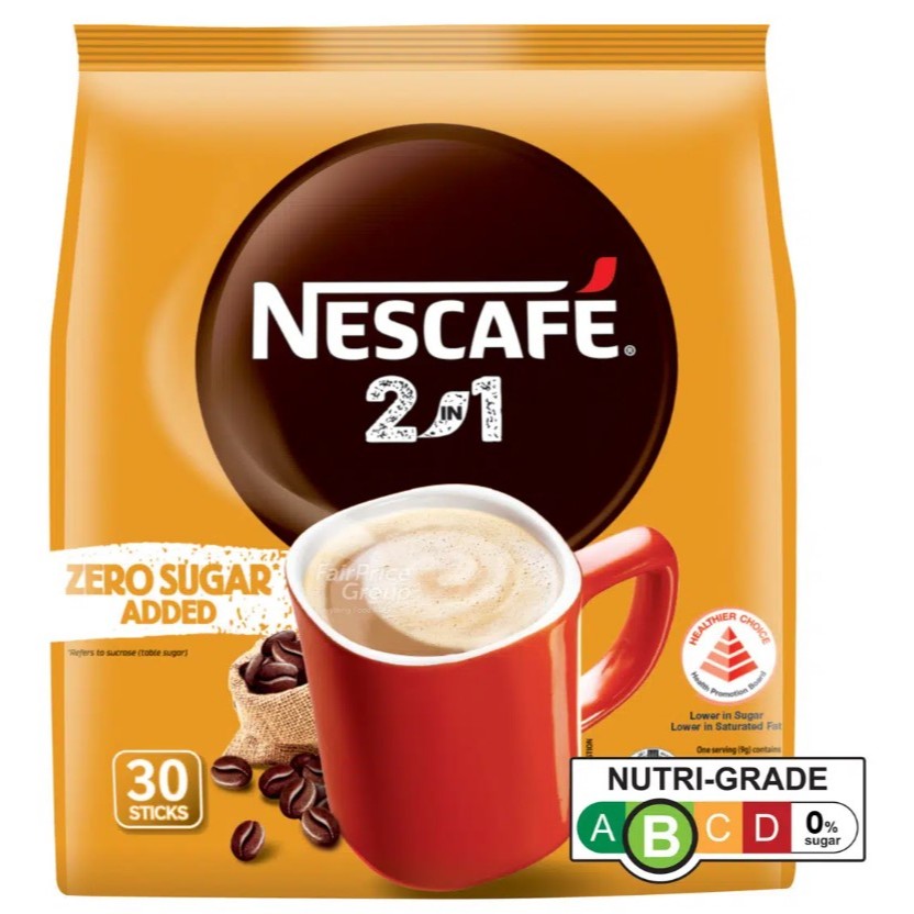 

Nescafe 2 in 1 Instant Coffee - Zero/ less/ brown sugar