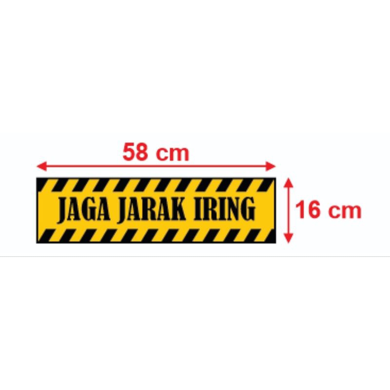

STIKER JAGA JARAK IRING MOBIL