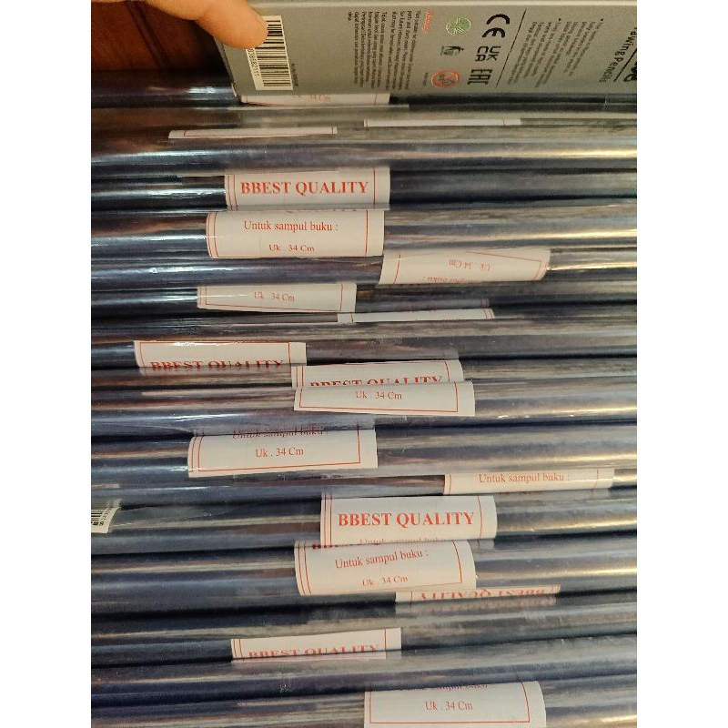 

Plastic Sampul Buku Roll (Uk : 34 Cm x 500 cm)