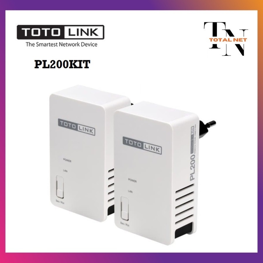 Totolink PL200KIT Powerline adapter 200 Mbps PL200KiT PL200 Kit