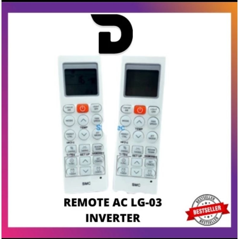 REMOTE AC LG INVERTER