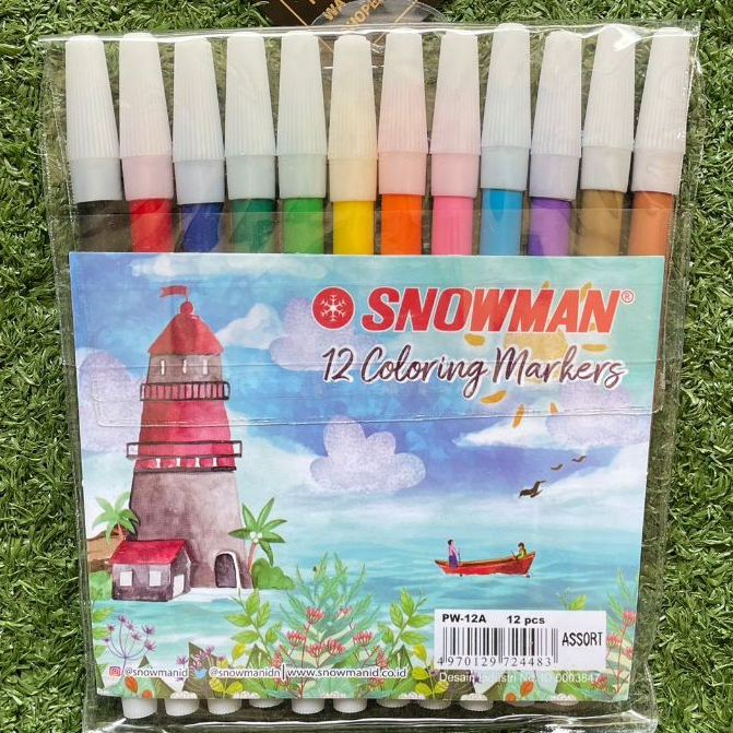

SPIDOL 12 WARNA SNOWMAN/SPIDOL 24 WARNA SNOWMAN