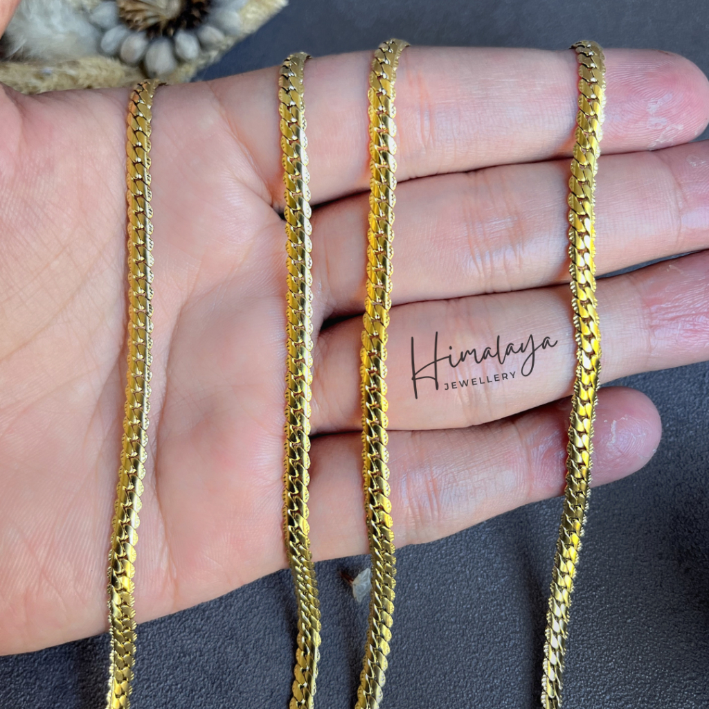 Kalung Sisik Naga Bahan Titanium Original Anti Karat dan Anti Alergi Himalaya Jewelry Denpasar