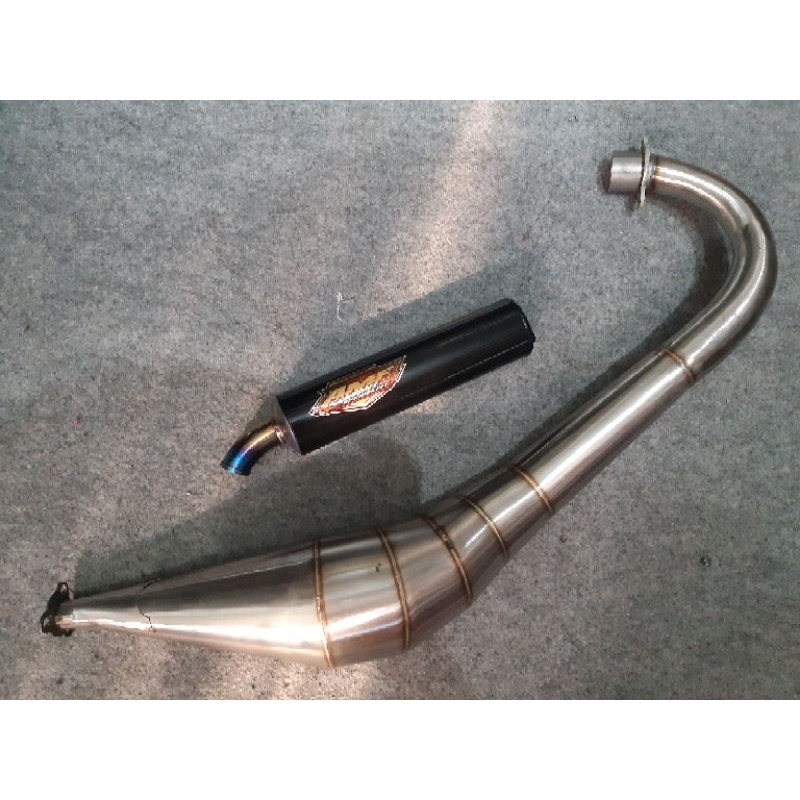 knalpot Original AMF exhaust rg rgr TXR 150 stainless