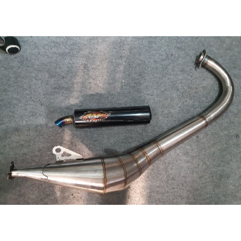 knalpot original AMF exhaust Yamaha RXZ RZR Lavida