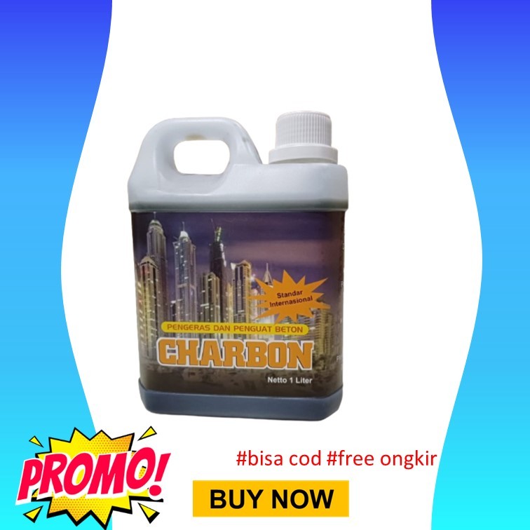 CHARBON 1 LITER Obat Cor / Pengeras Beton/Obat Pengeras Beton / Campuran Semen / Lem Bubuk Beton