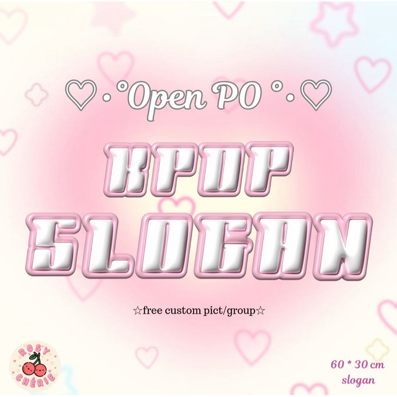 OPEN PO PRE ORDER KPOP SLOGAN / CHEERING KIT TREASURE BISA CUSTOM