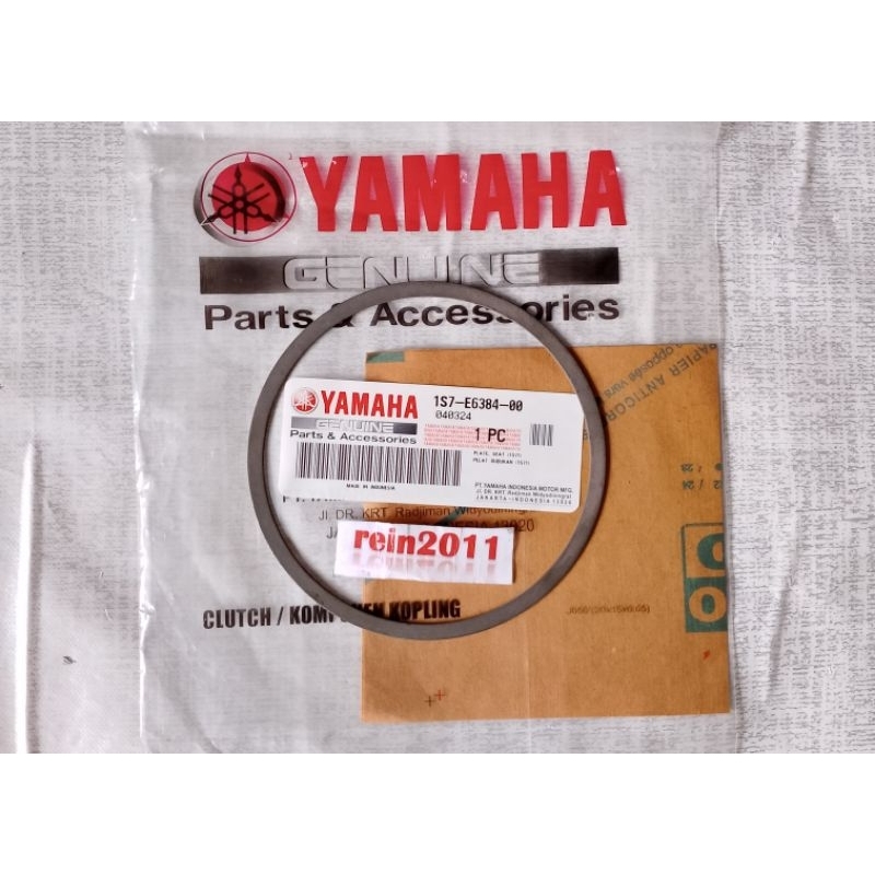 BESI PLAT KOPLING KECIL JUDER JUPITER MX 2007 KEBAWAH ASLI ORI YAMAHA 1S7 E6384 00