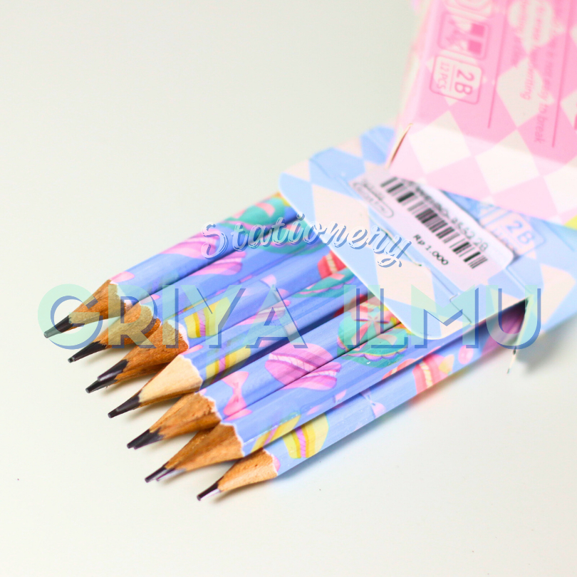

Pensil Serut 2B WB-9552 / Pencil / Pensil Kayu / Pensil Grafit (1PAK@12BH)/PNCL WEIBO-9552 2B
