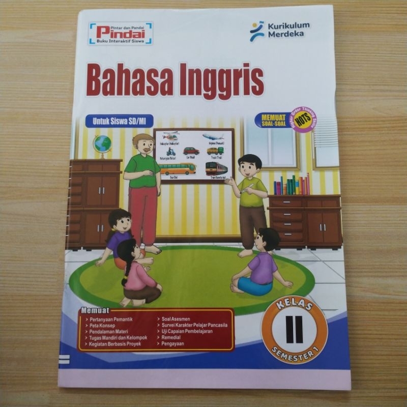 Lks pindai Bahasa inggris kelas 2 Sd kurikulum merdeka terdiri dari 96 halaman memuat soal-soal HOTS