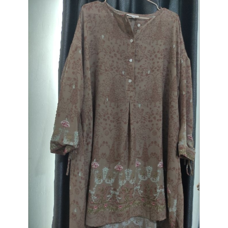 PL Daska Tunik Brown dan Pink Ria Miranda
