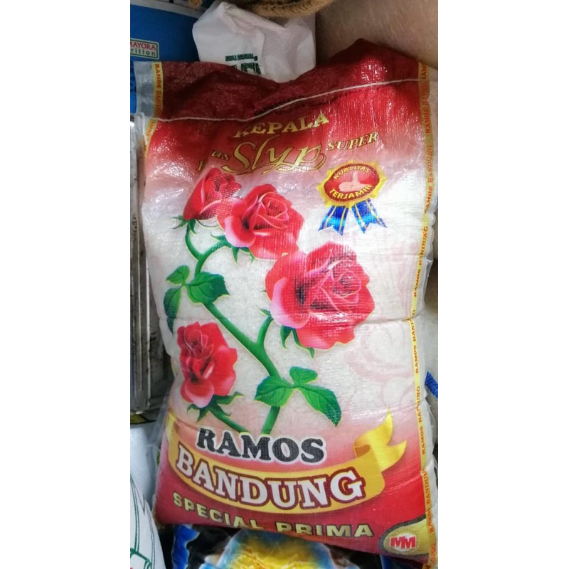 

Beras Ramos Bandung Special 5kg Khusus Gojek / sameday / instant