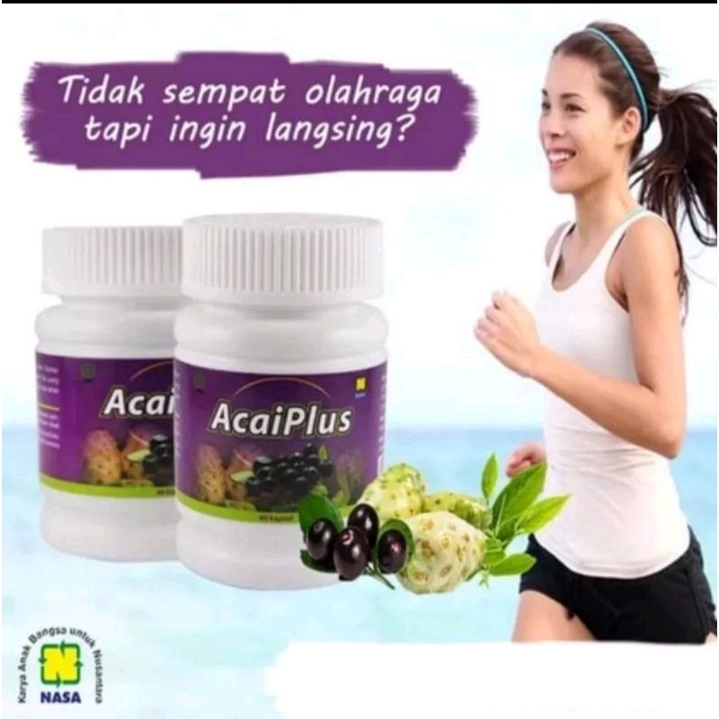 OBAT PENURUN BERAT BADAN ACAIPLUS NASA ACAI PLUS ACAI BERRY ASLI 100% ORIGINAL OBAT DIET