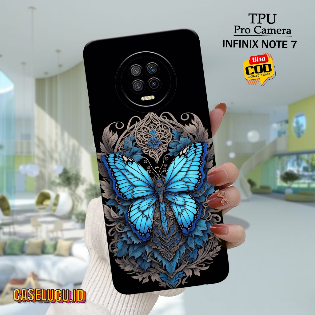 Casing Hp Infinix Note 7 Terbaru Fashion Case Kupu Case Hp Infinix Note 7 Soft Case Hp Infinix Note 